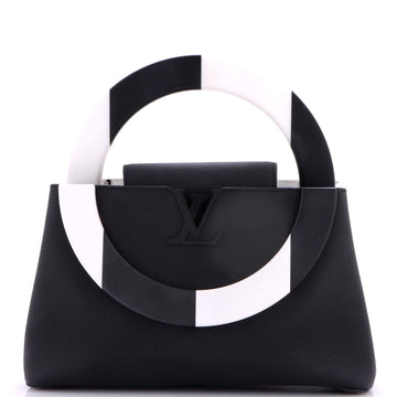 Louis Vuitton Daniel Buren ArtyCapucines Bag Leather with Resin MM