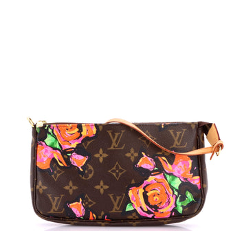 Louis Vuitton Pochette Accessoires Limited Edition Monogram Roses