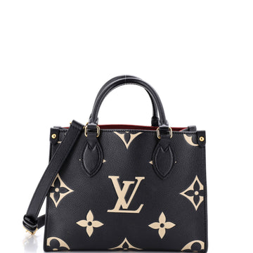 Louis Vuitton OnTheGo Tote Bicolor Monogram Empreinte Giant PM