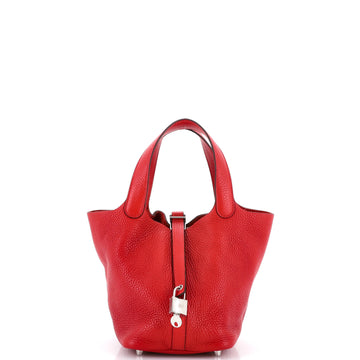Hermes Picotin Lock Bag Clemence PM