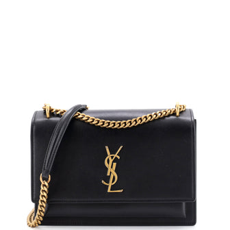 Saint Laurent Sunset Crossbody Bag Leather Medium