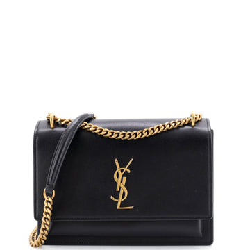 Saint Laurent Sunset Crossbody Bag Leather Medium