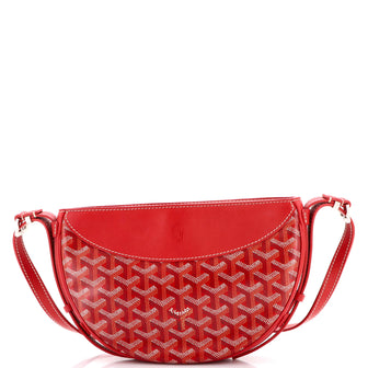 Goyard Hirondelle Shoulder Bag Coated Canvas and Leather