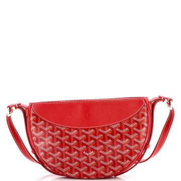 Goyard Hirondelle Shoulder Bag Coated Canvas and Leather