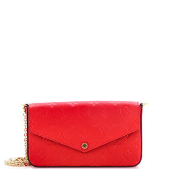 Louis Vuitton Felicie Pochette Monogram Empreinte Leather