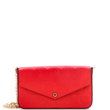 Louis Vuitton Felicie Pochette Monogram Empreinte Leather