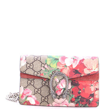 Gucci Dionysus Bag Blooms Print GG Coated Canvas Super Mini