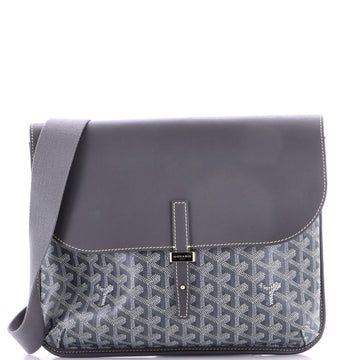 Goyard Coursier Messenger Bag Coated Canvas and Leather