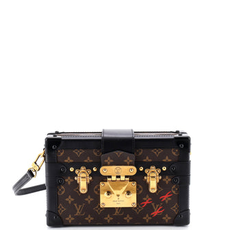Louis Vuitton Petite Malle Handbag Monogram Canvas