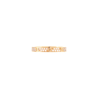 Cartier Love Wedding Band Pave Diamonds Ring 18K Yellow Gold and Diamonds Small