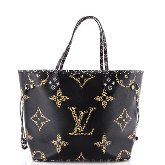 Louis Vuitton Neverfull NM Tote Limited Edition Jungle Monogram Giant MM