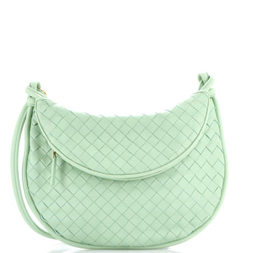 Bottega Veneta Gemelli Shoulder Bag Intrecciato Leather Medium