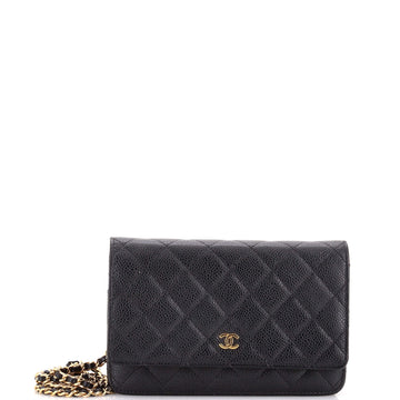 Chanel Wallet on Chain Quilted Caviar