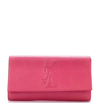 Saint Laurent Belle de Jour Clutch Leather Large