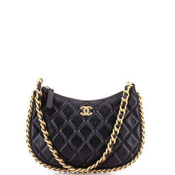 Chanel CC Chain Around Hobo Quilted Lambskin