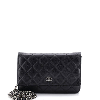 Chanel Wallet on Chain Quilted Caviar