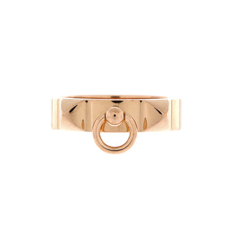 Hermes Collier de Chien Ring 18K Rose Gold Small