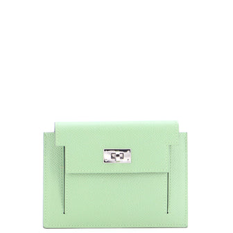 Hermes Kelly Pocket Compact Wallet Epsom