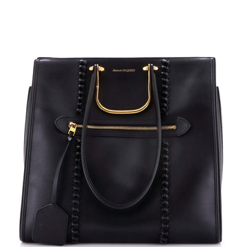 Alexander McQueen The Tall Story Tote Whipstitch Leather