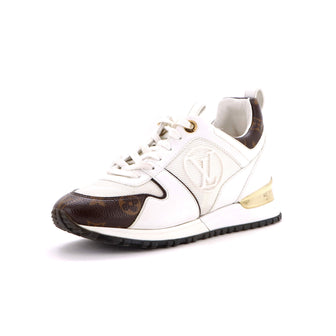 Louis Vuitton Women's Run Away Sneakers Mesh with Monogram Canvas and Leather