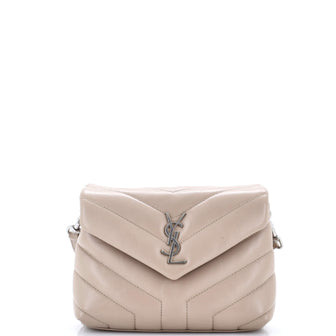 Saint Laurent Loulou Shoulder Bag Matelasse Chevron Leather Toy