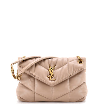 Saint Laurent Loulou Puffer Shoulder Bag Quilted Leather Small