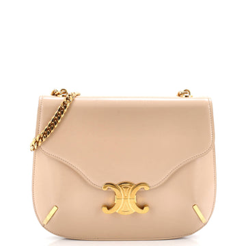 Celine Besace Triomphe Shoulder Bag Smooth Calfskin Small