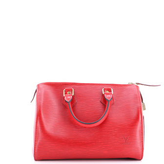 Louis Vuitton Speedy Handbag Epi Leather 25