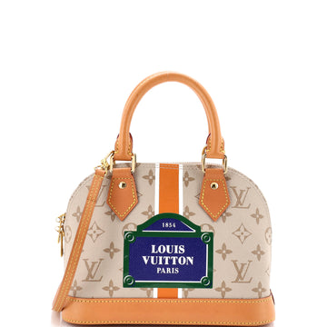 Louis Vuitton Alma Handbag Monopaname Canvas BB