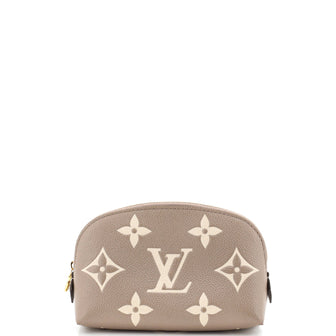 Louis Vuitton Cosmetic Pouch Bicolor Monogram Empreinte Giant