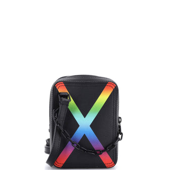 Louis Vuitton Danube Messenger Bag Rainbow Taiga Leather