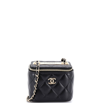 Chanel Trendy CC Vanity Case with Chain Quilted Lambskin Mini