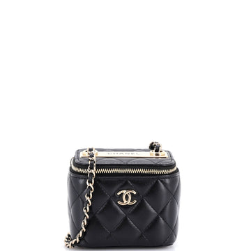 Chanel Trendy CC Vanity Case with Chain Quilted Lambskin Mini