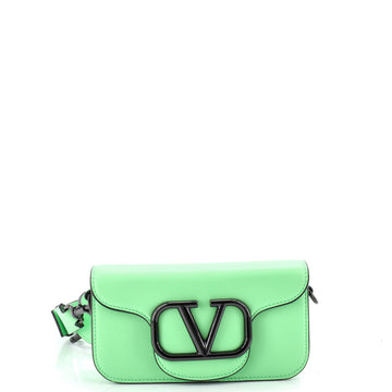 Valentino Garavani VLogo Flap Shoulder Bag Leather Mini