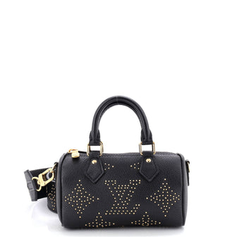 Louis Vuitton Speedy Bandouliere NM Bag Studded Leather Nano