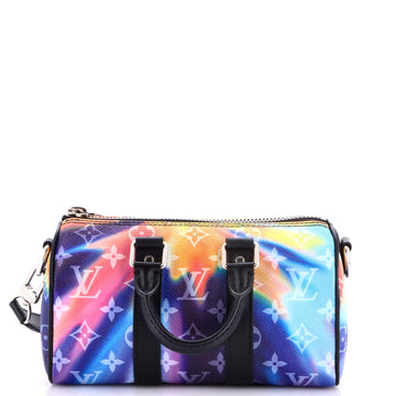 Louis Vuitton Keepall Bandouliere Bag Limited Edition Monogram Sunset Canvas XS