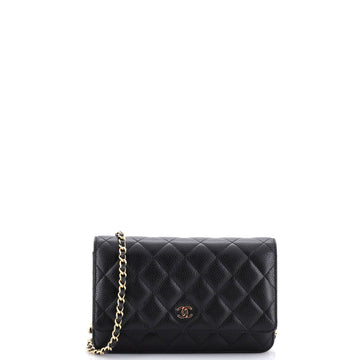Chanel Wallet on Chain Quilted Caviar