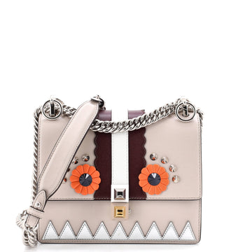 Fendi Faces Kan I Bag Leather Small