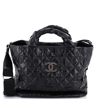 Chanel Origami Tote Quilted Aged Calfskin Large