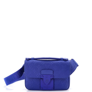 Louis Vuitton S Lock Sling Bag Monogram Taurillon Leather