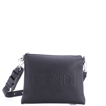 Fendi After Logo Messenger Bag Leather Small