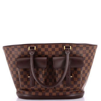 Louis Vuitton Manosque Handbag Damier GM