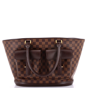 Louis Vuitton Manosque Handbag Damier GM