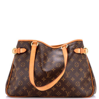 Louis Vuitton Batignolles Handbag Monogram Canvas Horizontal