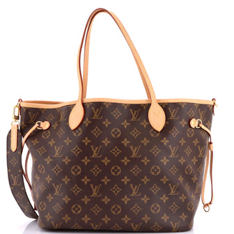Louis Vuitton Neverfull Bandouliere Inside Out Monogram Canvas and Textile MM