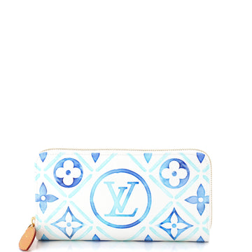 Louis Vuitton Zippy Wallet By The Pool Monogram Tile Canvas