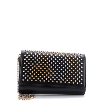 Christian Louboutin Paloma Clutch Spiked Leather