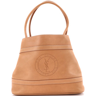 Saint Laurent Rive Gauche Tote Bag Leather Large
