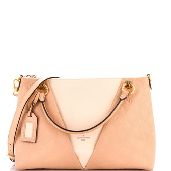 Louis Vuitton V Tote Monogram Empreinte Leather MM