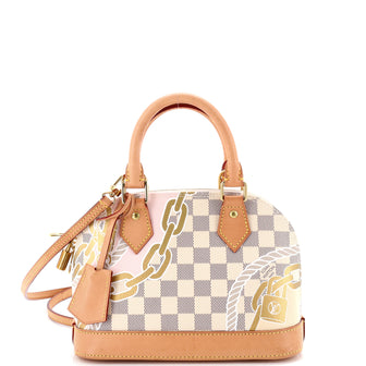 Louis Vuitton Alma Handbag Limited Edition Nautical Damier BB